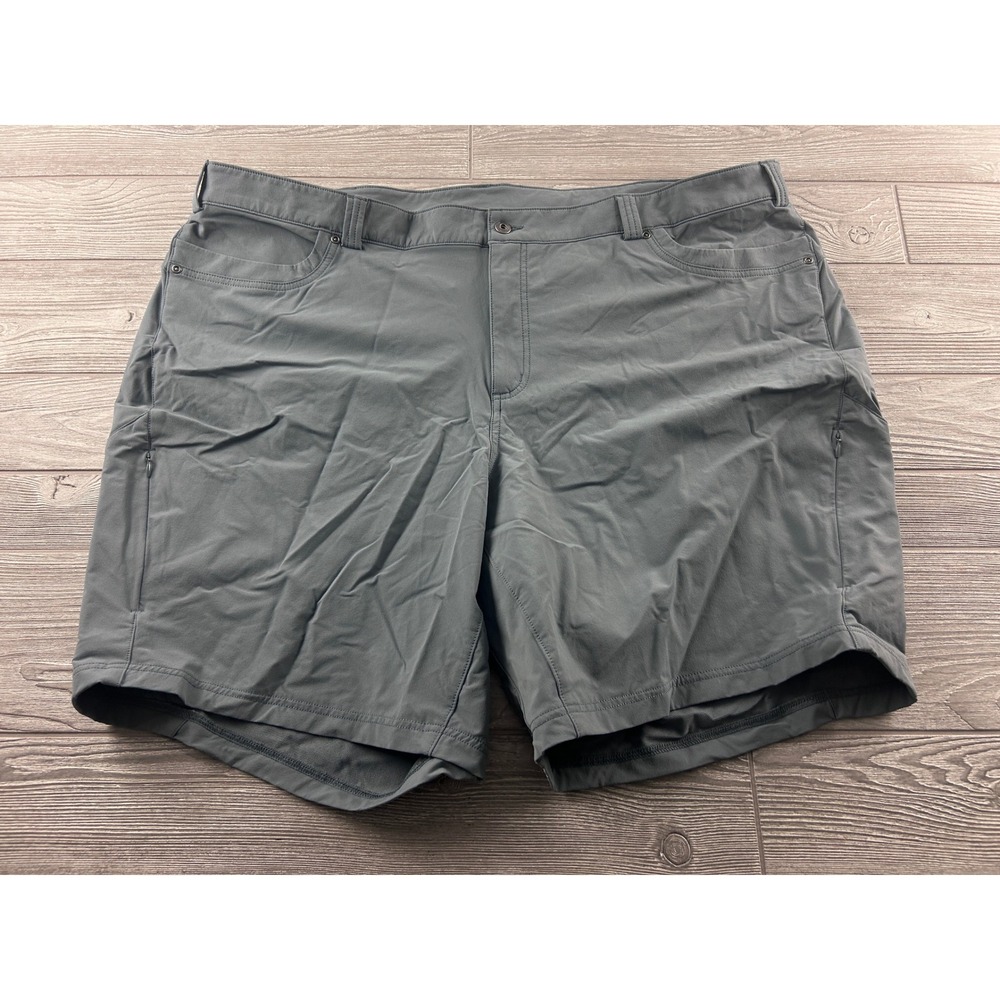 Duluth Trading Co Womens 26W Gray Nylon Spandex Stretch Hiking Outdoor Shorts